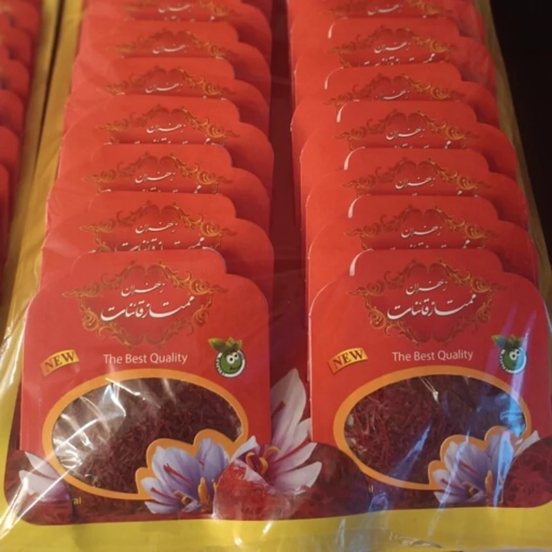 زعفران ممتاز قائنات نیم مثقالی پک 10 عدد (فروش ویژه)